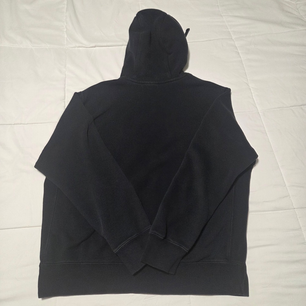 Nike Sportswear Club Fleece Pullover Hoodie Black Mens Medium BV2654-010 - Picture 8 of 11